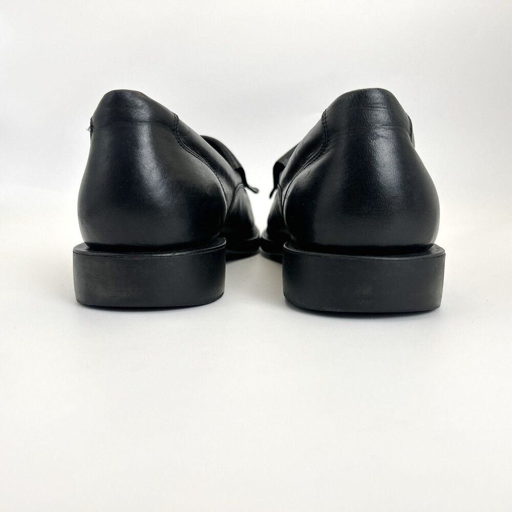 Sandro Moscoloni Vineyard Loafers Mens Sz 9 D Black Wingtip Kiltie Tassel 8101 - Picture 5 of 9